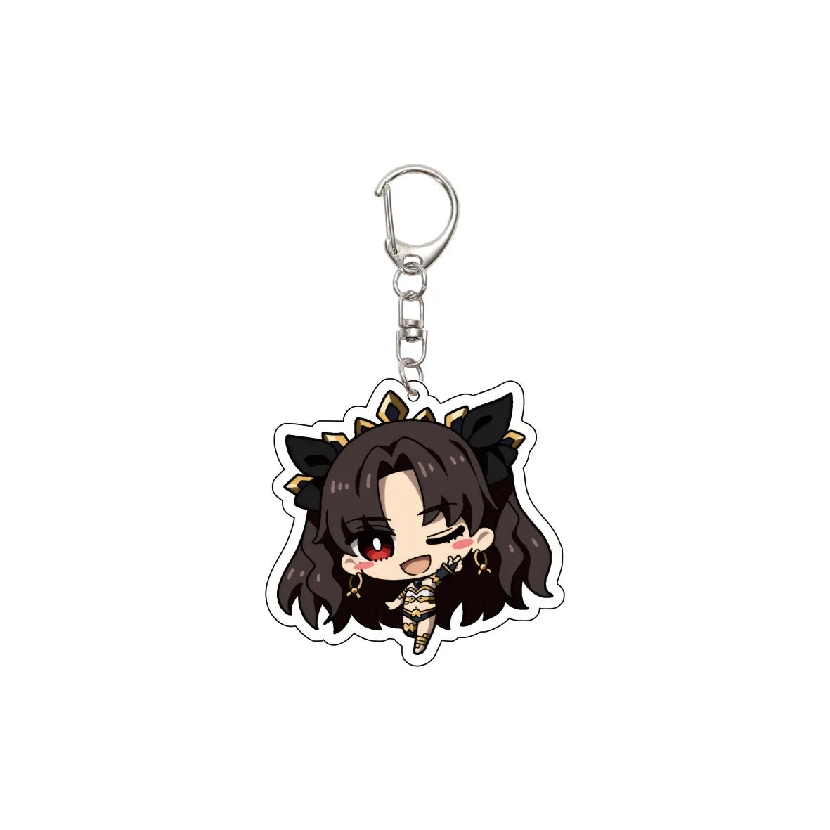 55MM Anime Fate/Grand Order Keychain Fujimaru Ritsuka Mash Kyrielight Astolfo Key Chain Acrylic Model Plate Christmas Gifts