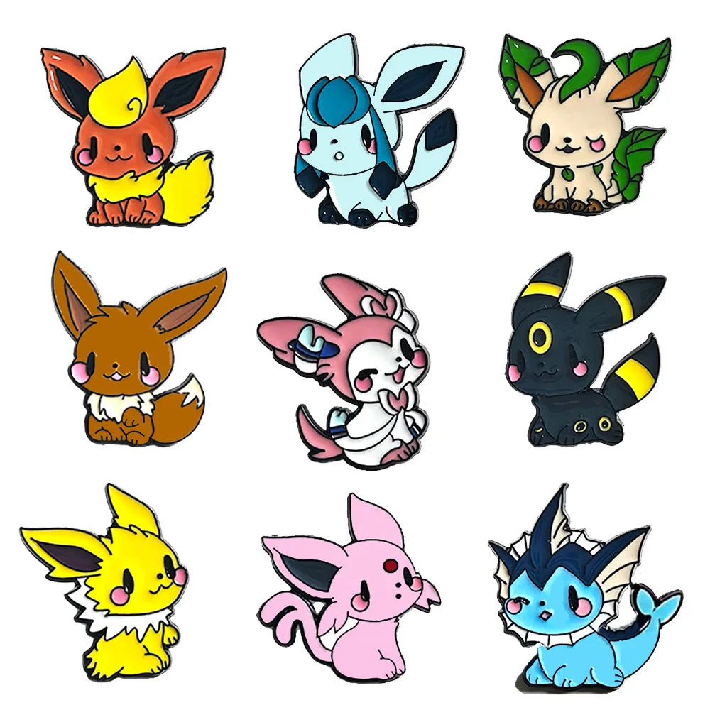 Pokemon Eevee Enamel Pins