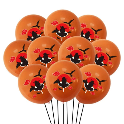 Naruto Latex Balloons Set