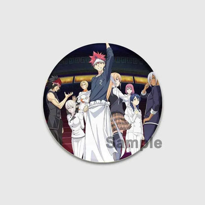 Food Wars Soma Tinplate Pins