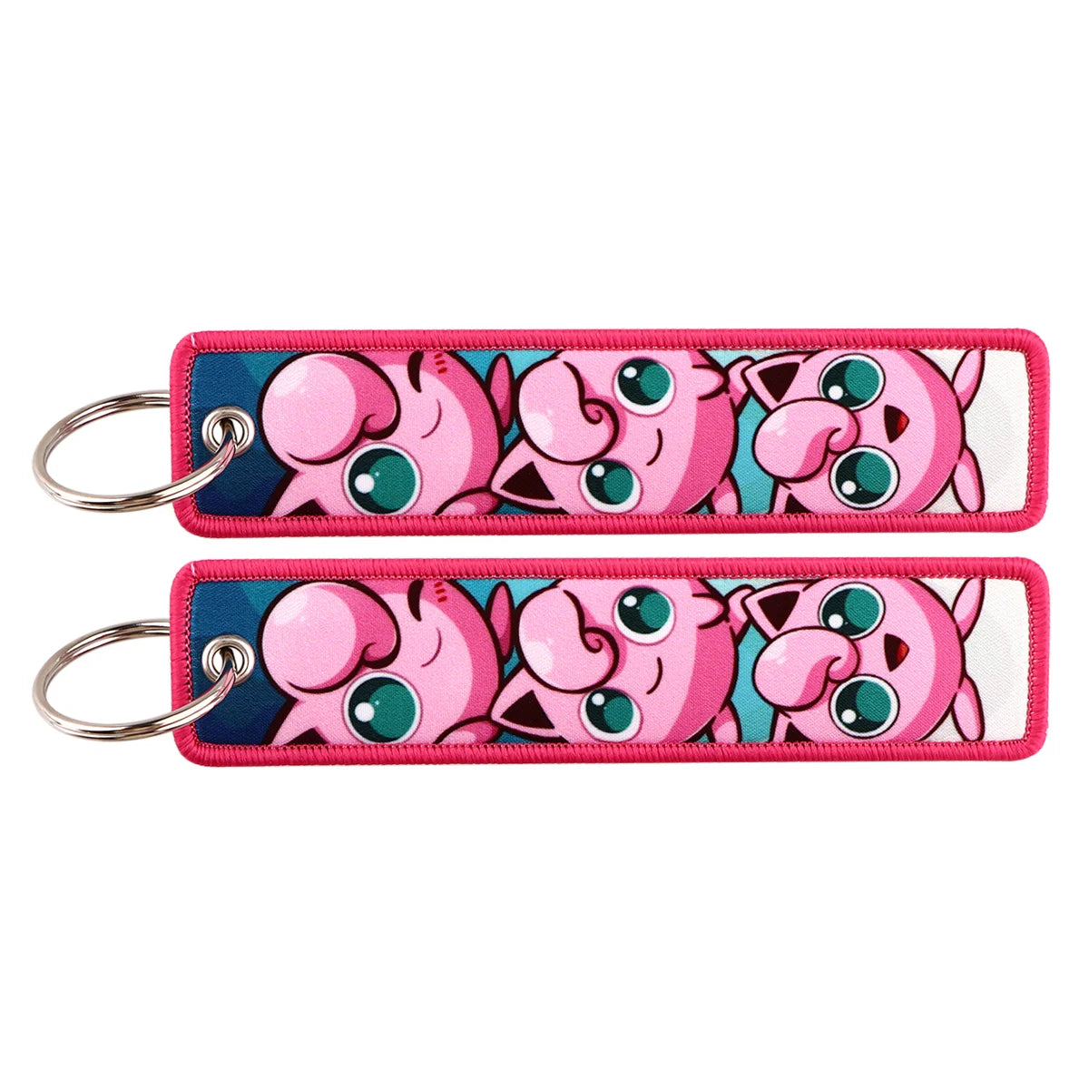 Anime Game Embroidery Keychain
