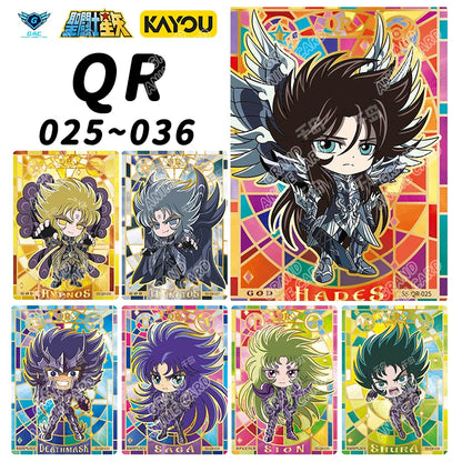 Kayou Saint Seiya Card Full Series Rare BP MR QR UR PR AR SSR SR R UTR Card Anime Collection Card Game Children's Toy Gift