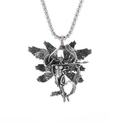 Anime Mecha Girl Pendant Necklace
