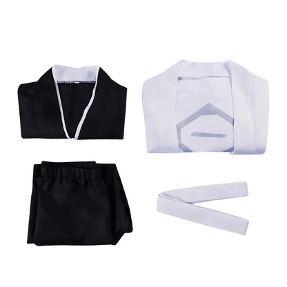 Anime Aizen Sousuke Cosplay Costume Bleach Cosplay Kuchiki Byakuya Captain Hitsugaya Toushir Captain Robe Kimono Outfit for Men