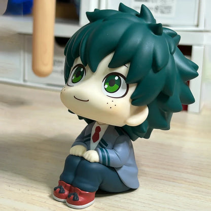 10cm boku no hero academy anime figure midoriya izuku action figure bakugo katsuki/todoroki shoto statuette pvc collection toys