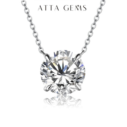 Moissanite Diamond Pendant Necklace