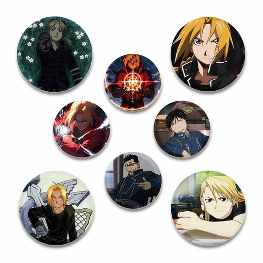 Fullmetal Alchemist Enamel Brooch – Handmade Badge