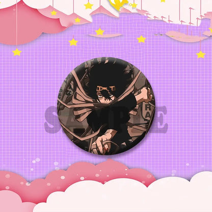 Game Anime Shota Aizawa Cosplay Badge Pin SPTE Plastic Snap-in Brooch