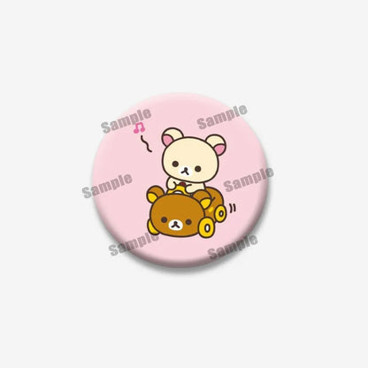 Rilakkuma Bear Badge Pin