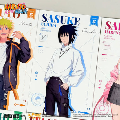 Naruto Uchiha Sasuke Obito Sakura Kakashi Itachi China Official Authorization Hype Clothes Series Postcard