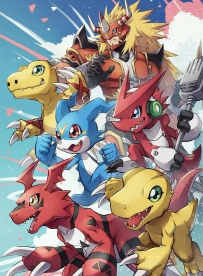 Digimon Archaean Beast Diamond Painting