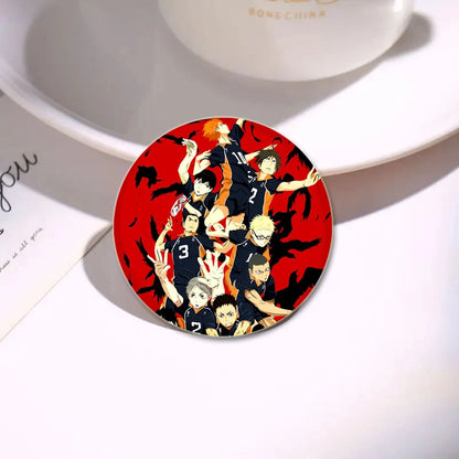 Haikyuu!! Anime Button Pins