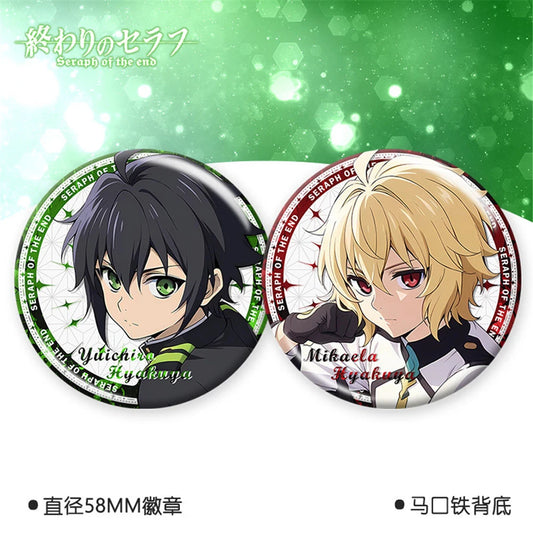 Seraph Of The End Yuichiro Mikaela Badge Pin