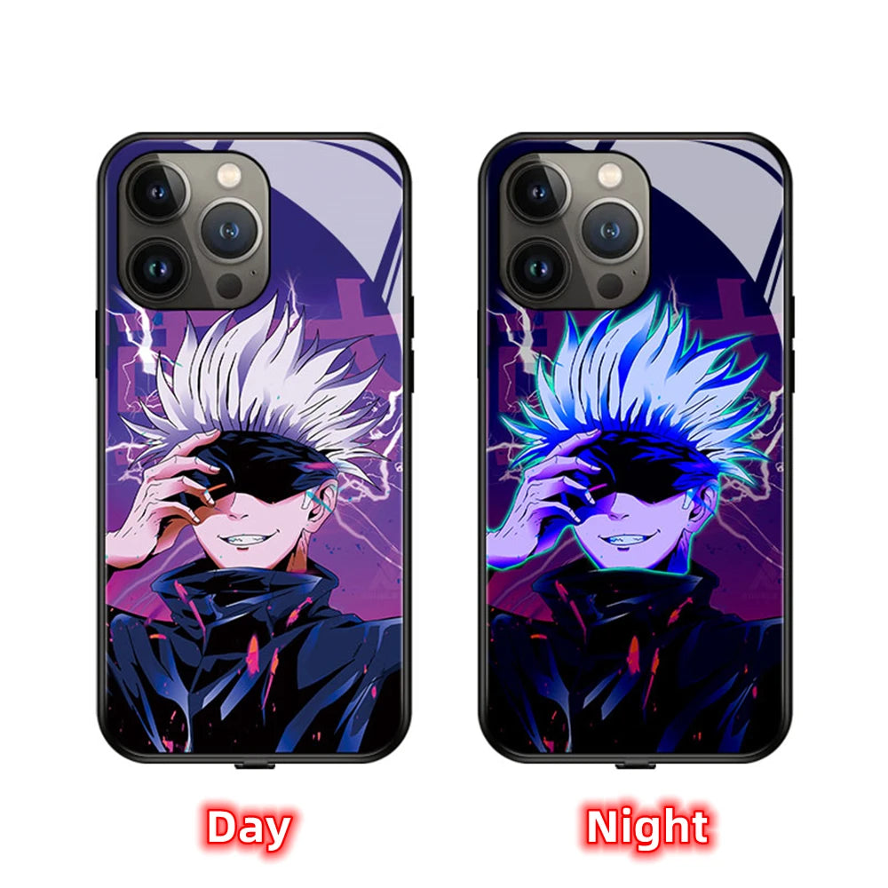 Anime LED Glass Phone Case