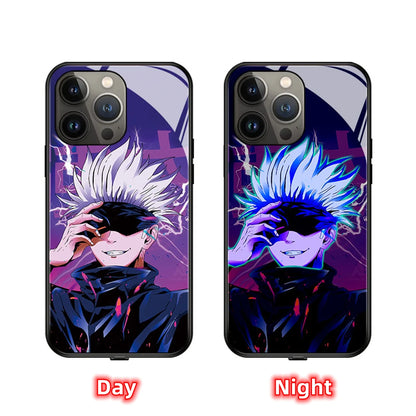 Anime LED Glass Phone Case