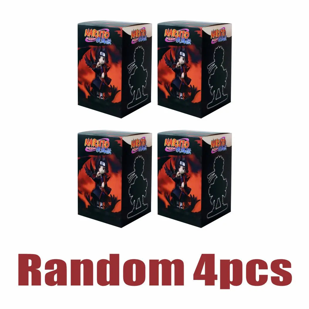 In Stock Blind Box, Bandai Naruto Shippuden Akatsuki Series Anime Figure Peripheral, Naruto Trendy Doll, Creative Desktop Orname