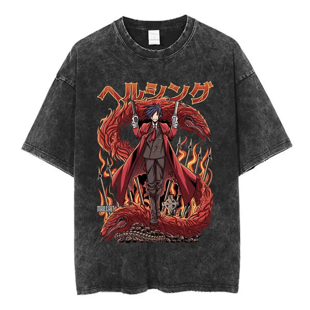 Hellsing Ultimate Alucard Washed T-Shirt