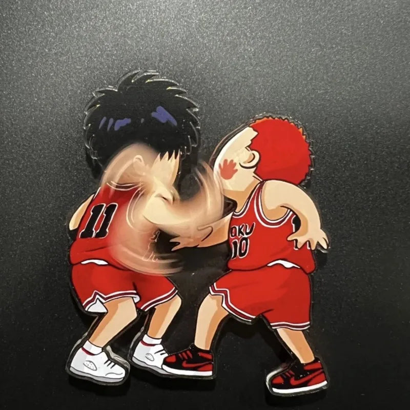 Slam Dunk Rotating Fridge Magnet