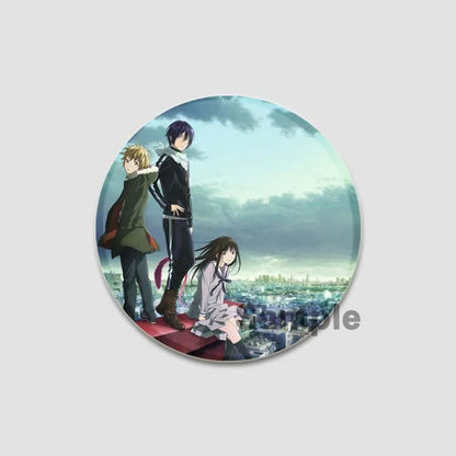 Anime Noragami Brooch Pin Cosplay Yato Yukine Cute Cartoon Badges
