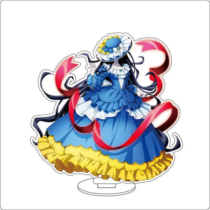 Anime Overlord Acrylic Stand Ornaments Ainz Ooal Gown Shalltear Bloodfallen albedo Cocytus Figure Stand Halloween Gifts