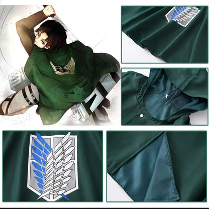 Anime Attack on Titan Cloak Cosplay Cloak Cape Freedom Cape Scouting Legion Shingeki No Kyojin Cosplay Suits For Women Men Party