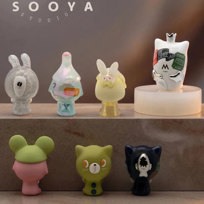 Genuine Sooya Mstand Coffee Beans Series Mini Figure Blind Box Ornament Collection Cute Toys Gift