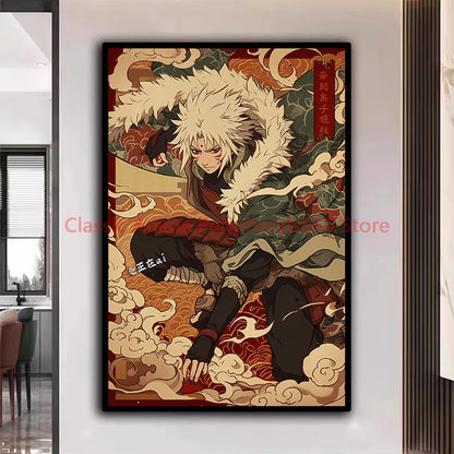 Naruto Akatsuki Ukiyo-E Poster