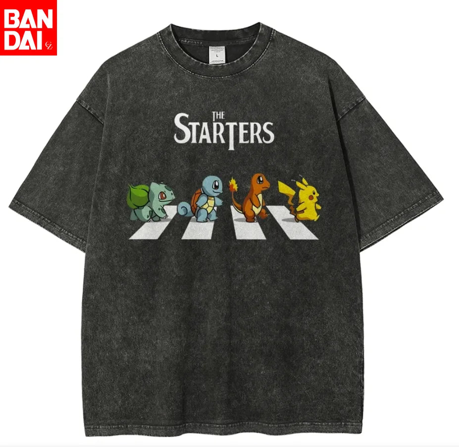 Pokémon Starters Abbey Road Oversized Tee