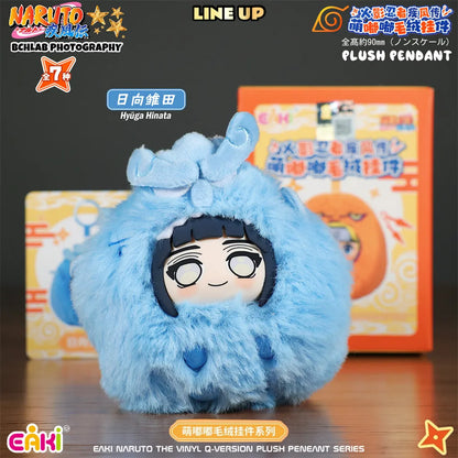 In Stock EAKI Naruto Shippuden Mengdudu Cute Series Plush Hanging Blind Boxes Naruto Sasuke Backpack Holiday Fans Gifts