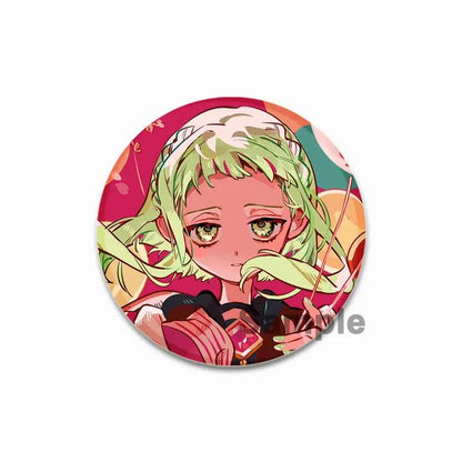 44/58mm Minamoto Kou Yashiro Nene Hanako-kun Anime Character Badge
