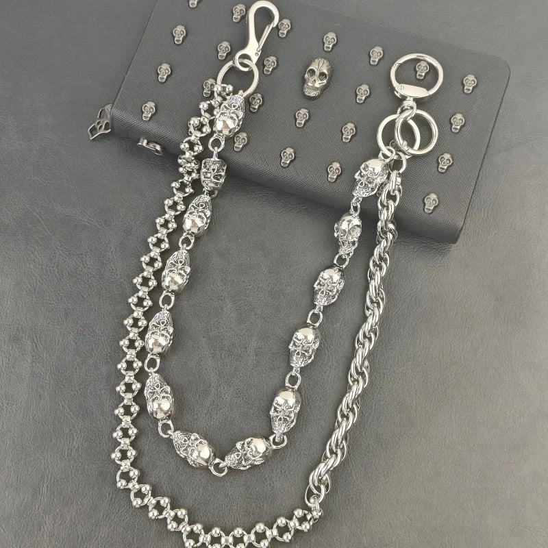 Punk Skull Pants Chain