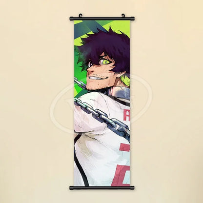 Blue Lock Reo Mikage Canvas Scroll