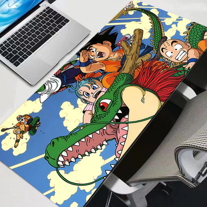 Large Gaming Keyboard Rug Laptop Japan Cool Anime Mouse Pad XXL Black DBZ Dragon Ball Z Desk Mat PC Gamer Carpet Mousepad gift