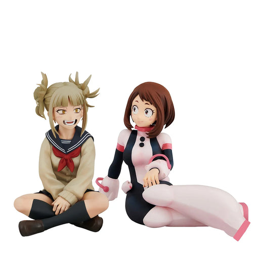 MHA Anime toga himiko Figurine Uraraka Ochako Sitting Action Figure