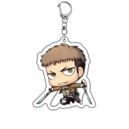 Attack On Titan Merchandise Keychain Eren Levi Hange Mikasa Armin Wings Of Freedom Fan Made Pendant Friends Girl Gift Choice