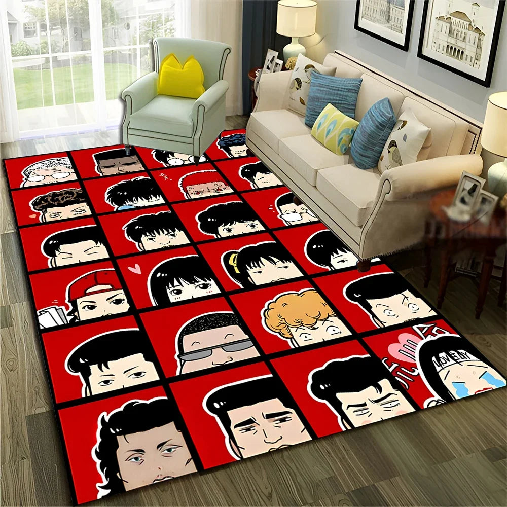 Slam Dunk Basketball Rug