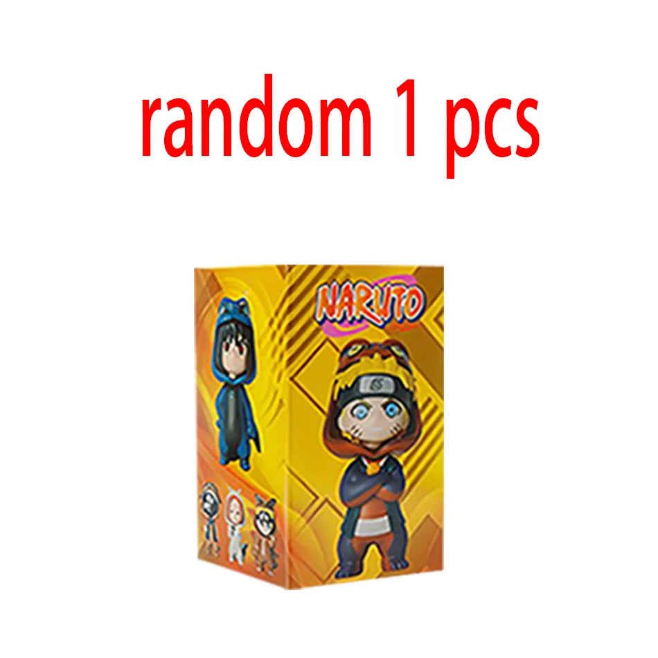1-9Pcs Naruto Blind Box Figures Model Ornament Anime Uchiha Sasuke Sakura Cosplay Action Figurine Model Toys Decorations Gifts