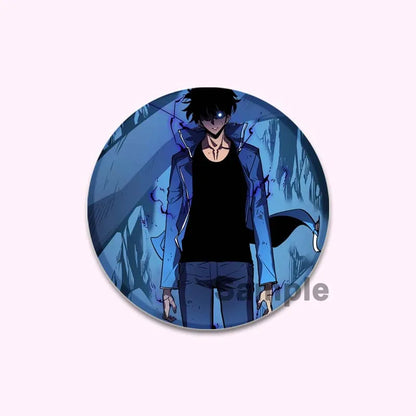 Solo Leveling Cheng Xiaoyu Button Pin