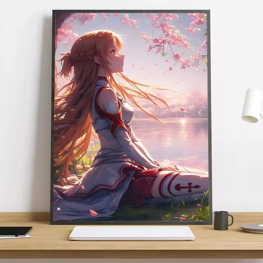Sword Art Online Kirito Canvas Poster