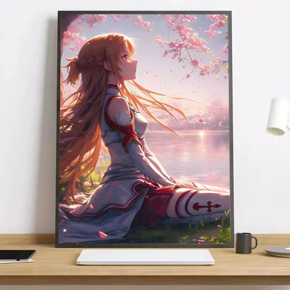 Sword Art Online Kirito Canvas Poster