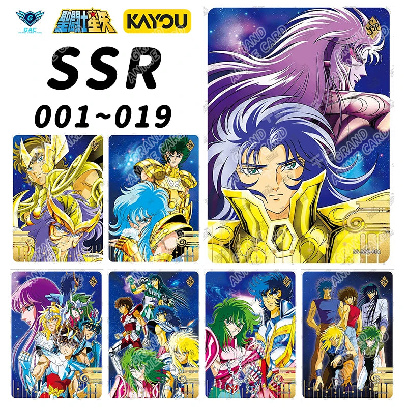 Kayou Saint Seiya Card Full Series Rare BP MR QR UR PR AR SSR SR R UTR Card Anime Collection Card Game Children's Toy Gift