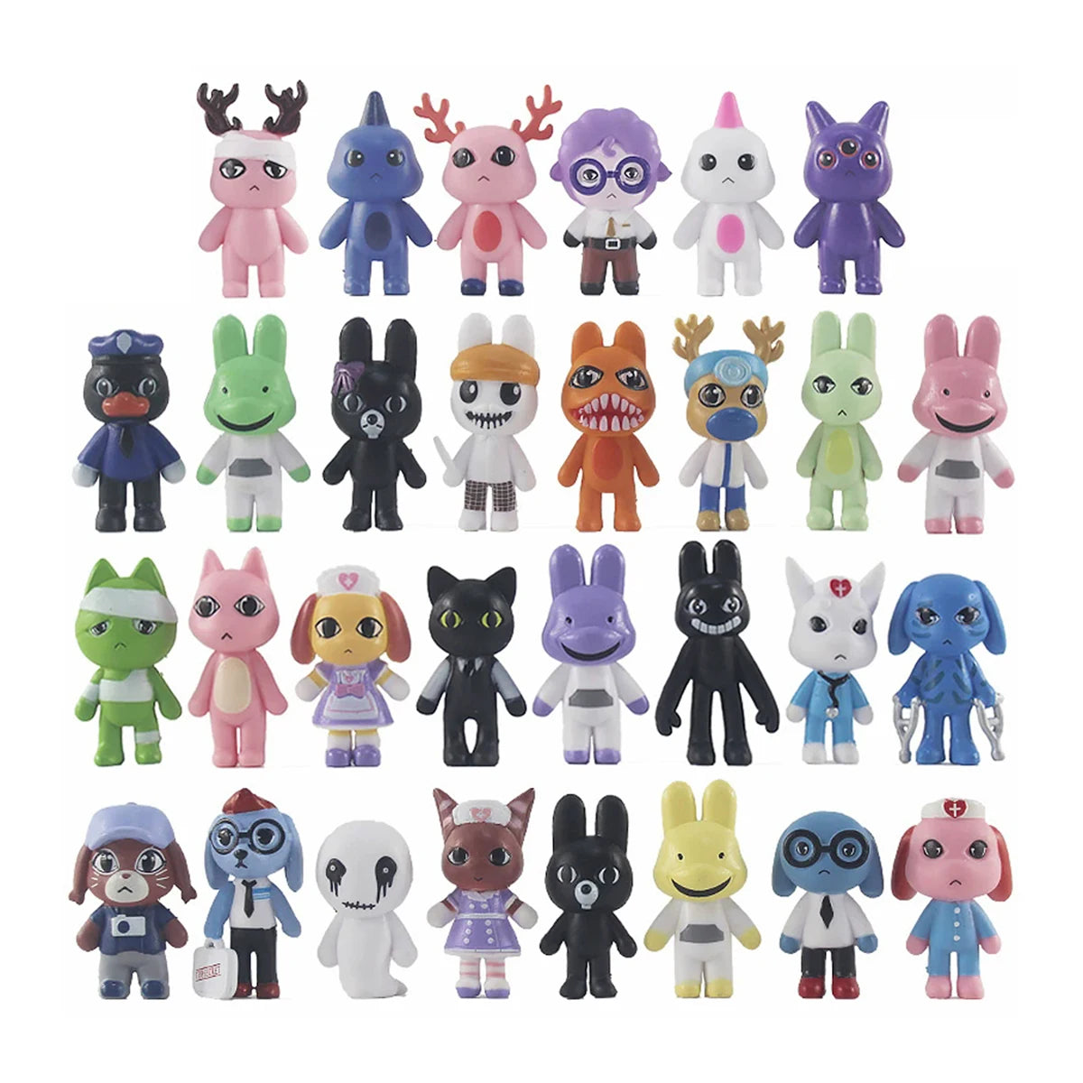 Cool Animal Hospital Action Figure Horror Game Model Toys Set