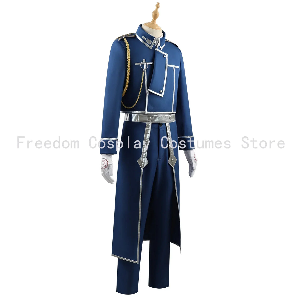 Fullmetal Alchemist Roy Mustang Military Coat – Blue Uniform