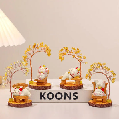 Lucky Cat Fortune Ornament
