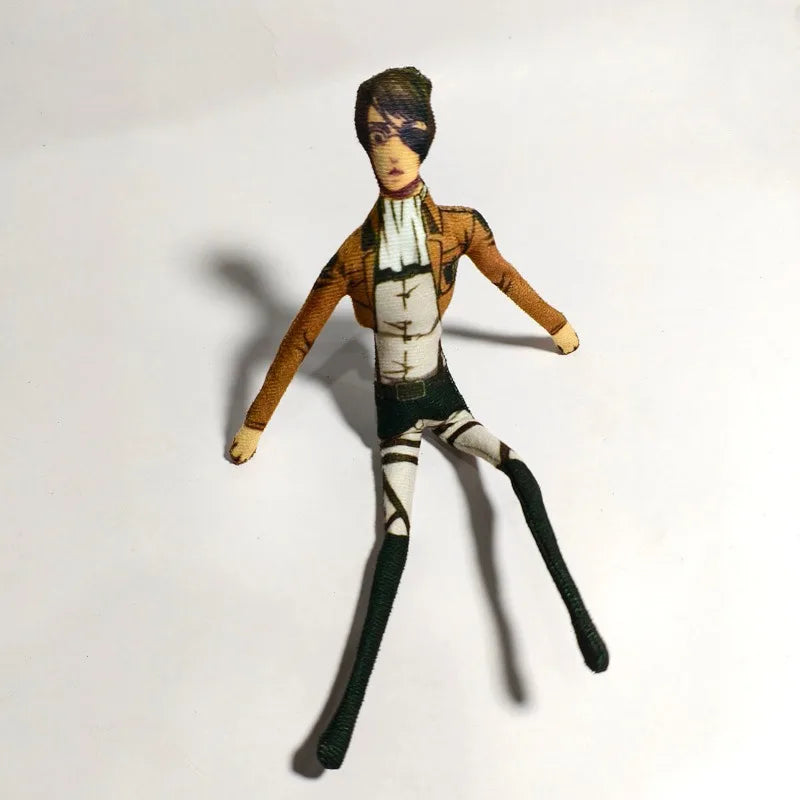 New Attack on Titan Eren Jaeger Armin Arlert Hange Zoe Personalized Anime Movie Accessories Creative Cartoon Movable Doll Gifts