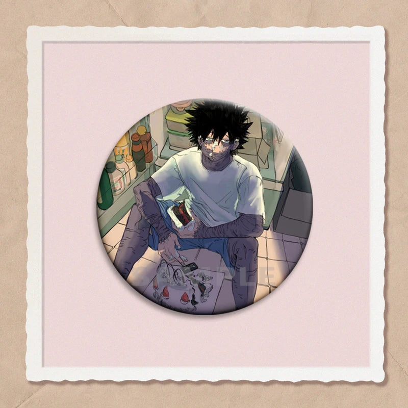 My Hero Academia Dabi Button Pin