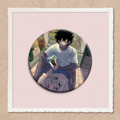 My Hero Academia Dabi Button Pin