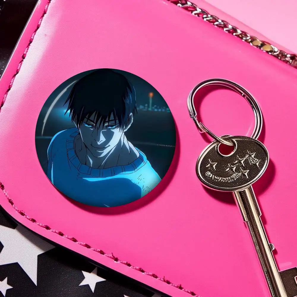 Anime Toji Fushiguro Photo Brooches Creative Round Badge Gifts Pins 32/44/58mm