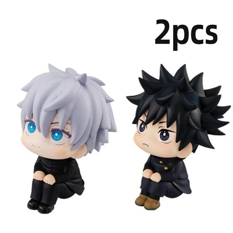 10cm Jujutsu Kaisen Anime FigureYuji Itadori Gojo Satori Fushiguro Megumi Kugisaki Kawaii Toy PVC Model Action Figure Kid Gifts