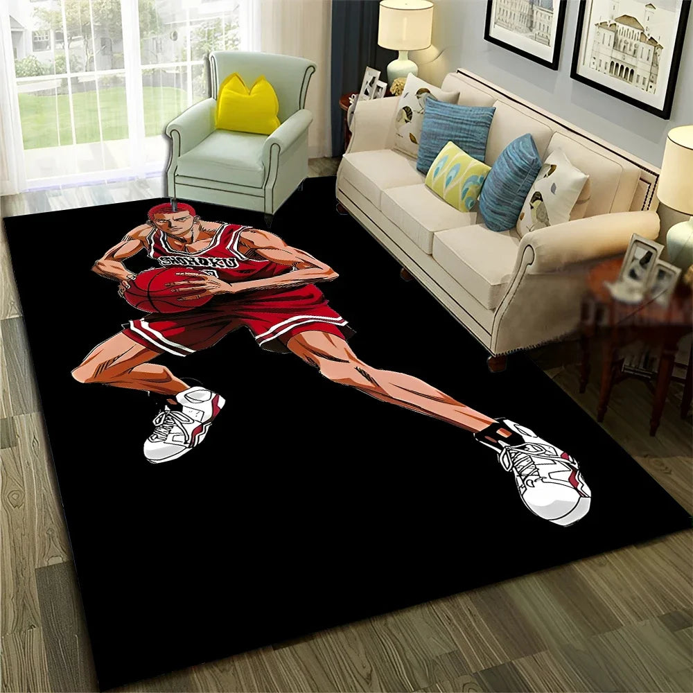 Slam Dunk Basketball Rug